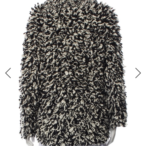 Isabel Marant & H&M Knit Zip Coat NWOT Women's Black and White Jacket Size:XS - Picture 3 of 3